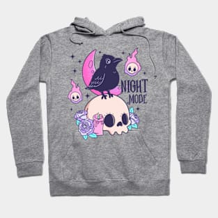 Night Mode Halloween - Spooky Nighttime Vibes Tee Hoodie